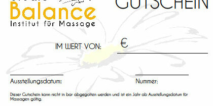 Massage Gutschein Wien